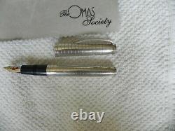 La Omas Omas Society Argent 925 Limited Edition Fountain Pen. Nouveau