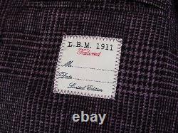 Lbm 1911 Nwt Limited Edition Argyle Purple Check Blazer 42r 14998
