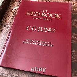 Le Livre Rouge Liber Novus de Carl G. Jung (2009, Relié) Première Édition Grand Format