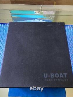 Limited Blackout Edition Uboat Classico Cab 4/45 W Bracelet En Cuir Supplémentaire Nouvelle