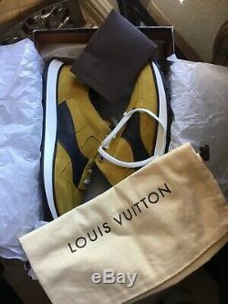Louis Vuitton 1100 Miles Moutarde Sneaker Sz. 8 Nouveautés Box Limited Edition
