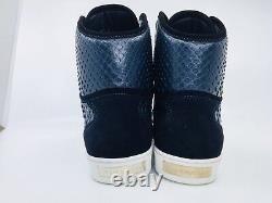 Louis Vuitton Python Noir Python Skin Haut De Gamme Sneaker Boot Taille 6 Us / 5 LV