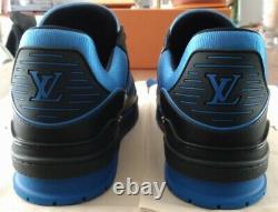 Louis Vuitton Trainer Sneakers Blue Lv8 Us9 Limited Edition-brand New Épuisé