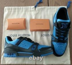 Louis Vuitton Trainer Sneakers Blue Lv8 Us9 Limited Edition-brand New Épuisé