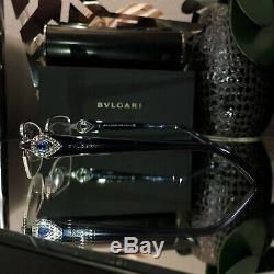 Lunettes Bvlgari Cristal Swarovski Limited Edition 2157-b Sapphire Sold Out