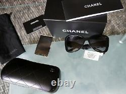 Lunettes De Soleil Chanel Limited Edition Ch5317q C501s8 Fleurs Camellia Noires