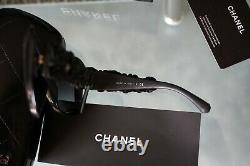 Lunettes De Soleil Chanel Limited Edition Ch5317q C501s8 Fleurs Camellia Noires