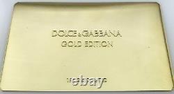 Lunettes De Soleil Dolce & Gabbana Edition Gold Aviator Dg2166 K02/f9 Or Rose 18k