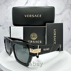 Lunettes de soleil VERSACE Noir Or Logo Médusa Édition Limitée Dwayne Wade 155mm