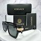 Lunettes De Soleil Versace Noir Or Logo Médusa Édition Limitée Dwayne Wade 155mm