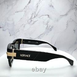 Lunettes de soleil VERSACE Noir Or Logo Médusa Édition Limitée Dwayne Wade 155mm