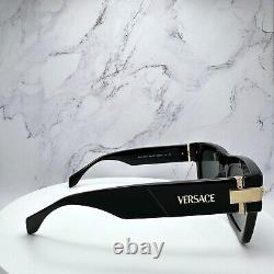 Lunettes de soleil VERSACE Noir Or Logo Médusa Édition Limitée Dwayne Wade 155mm