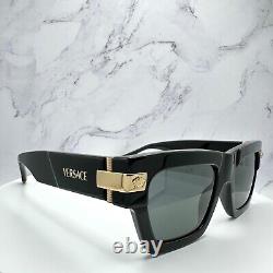 Lunettes de soleil VERSACE Noir Or Logo Médusa Édition Limitée Dwayne Wade 155mm