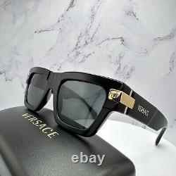 Lunettes de soleil VERSACE Noir Or Logo Médusa Édition Limitée Dwayne Wade 155mm