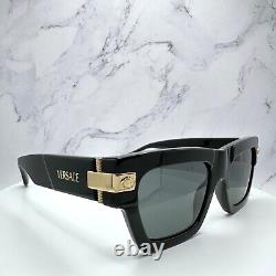 Lunettes de soleil VERSACE Noir Or Logo Médusa Édition Limitée Dwayne Wade 155mm