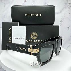 Lunettes de soleil VERSACE Noir Or Logo Médusa Édition Limitée Dwayne Wade 155mm