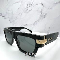 Lunettes de soleil VERSACE Noir Or Logo Médusa Édition Limitée Dwayne Wade 155mm