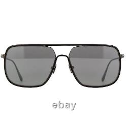 Lunettes de soleil en édition limitée TOM FORD Cliff-02 FT1015 12C monture noire 60mm