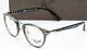 Lunettes Unisexes Rondes Persol Édition Typewriter 3107-v 1020 Rayé Gris 47mm