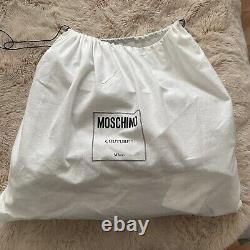 MOSCHINO X SIMS NWT sac à dos en cuir à effet pixel pour la piste de défilé édition limitée