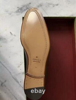 Mocassins en cuir GUCCI Jordaan Horsebit marron 9. Édition 100e anniversaire