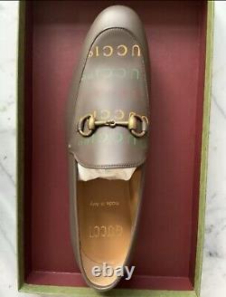 Mocassins en cuir GUCCI Jordaan Horsebit marron 9. Édition 100e anniversaire