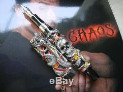 Montegrappa Chaos Argent Massif Plume Limited Edition Sylvester Stallone