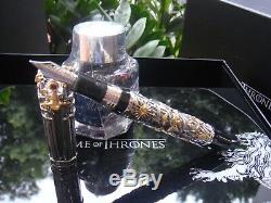Montegrappa Game Of Thrones Limited Edition Trône De Fer Silver Fountain Pen