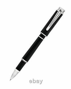 Montegrappa Icons Hemingway Novel Edition Limitée Stylo Rollerball Noir/argent