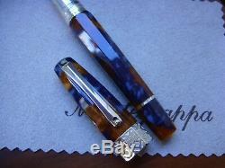 Montegrappa Limited Edition 888 Supplémentaire Otto Lapis Pen Celluloid Fontaine # 8 18k