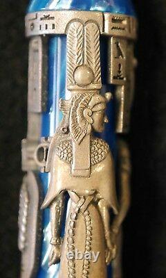 Montegrappa Luxor Blue Nile Silver Limited Edition Funtain Pen New In Box