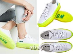 Msgm Rbrsl Rubber Soul Edition Fluo Floating Sneakers Chaussures Trainers 40