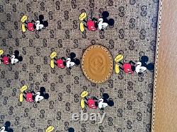 NOUVEAU Sac fourre-tout Gucci x Disney Mini GG Supreme Mickey Mouse avec pochette