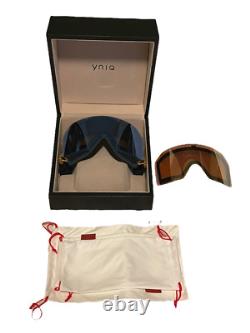 New Yniq Lindsey Vonn Limited Edition Dual Lens Goggle Box Nib Fabriqué En Italie