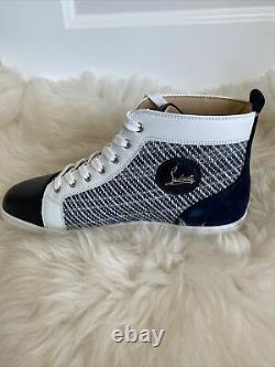 Nib Christian Louboutin Hommes Louis Orlato High Top Sneaker Version Multi 44.5