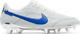 Nike Legend 9 Elite Mi Fg Fabriqué En Italie Blanc Bleu Royal Chaussures De Football Pour Hommes, Taille 10,5.