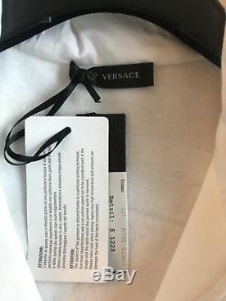Nouveau $ 1225 Versace Limited Edition Pop Medusa Blanc Multi Color Taille Large Capuche