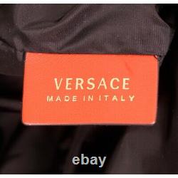 Nouveau 725 $ Versace Rose Nylon Tresor De La Mer Runway Large Beach Travel Tote Bag