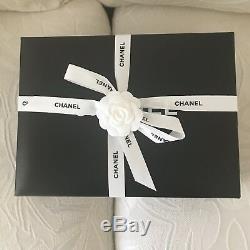Nouveau Chanel Noire Matelassée Brevet Sac En Cuir Limited Edition 3834 $ Authentique