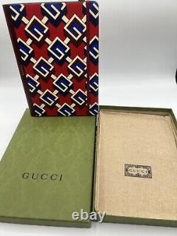 Nouveau Grand Carnet en Papier Gucci avec Sac de Poussière et Boîte Cadeau Édition Limitée