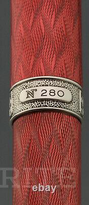 Nouveau! Rare Fontaine Pen Aurora Edition Limitée Saint-pétersbourg Rouge 280/300 Nib F