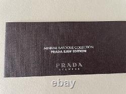 Nouveau avec étiquettes Prada SPR 16R Minimal BAROQUE Italie boîtier de boîte NWT Édition brute