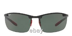 Nouvelle édition limitée Ray-Ban Ferrari RB8305M F00571 Lunettes de soleil en fibre de carbone ITALIE