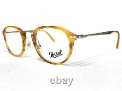 Nouvelles montures de lunettes ovales unisexes Persol PO3168V 960 édition Calligrapher 50/22