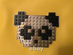 Nwt Les Petits Joueurs Special Edition Lego Panda Leather Clutch Sac À Main 545 $