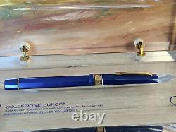 Omas Collezionne Europa Medium 18k Nib Fountain Pen Edition Limitée Stylo Plume