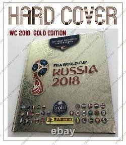 Panini Coupe Du Monde De La Fifa Russie 2018 Édition D'or Empty Hardcover Album