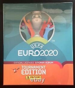 Panini Uefa Euro 2020 Edition Internationale Sticker Collectors Box Couverture Rigide