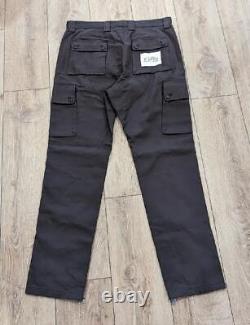 Pantalon de jogging cargo en twill de réédition Dolce Gabbana pour hommes à 1795 $, brun foncé, taille 50 US 34.