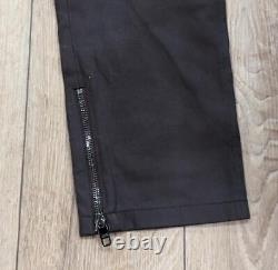 Pantalon de jogging cargo en twill de réédition Dolce Gabbana pour hommes à 1795 $, brun foncé, taille 50 US 34.